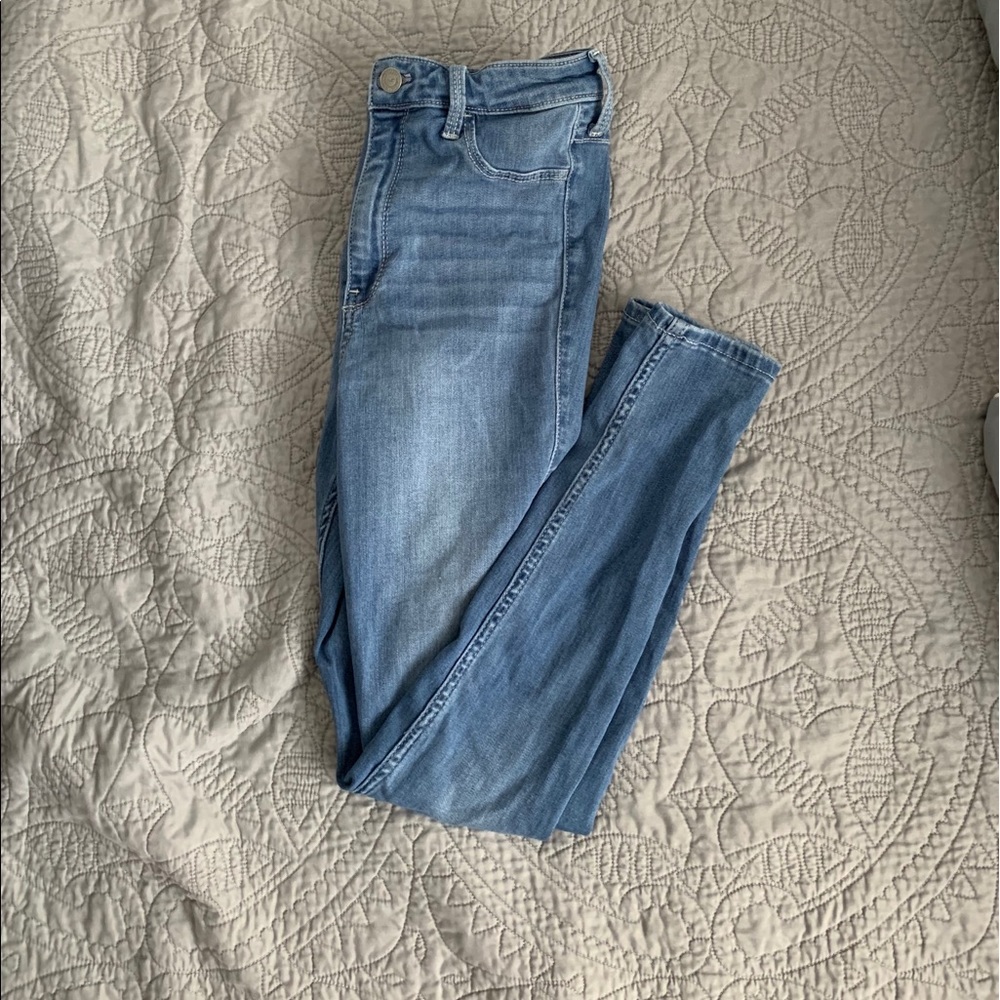 Ultra high rise jeans